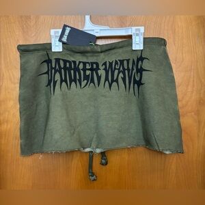 Dolls Kill Darker Wavs Skirt